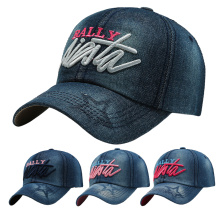 Custom embroidery letter Logo Denim Hat Men Women fashion Sports Baseball Caps